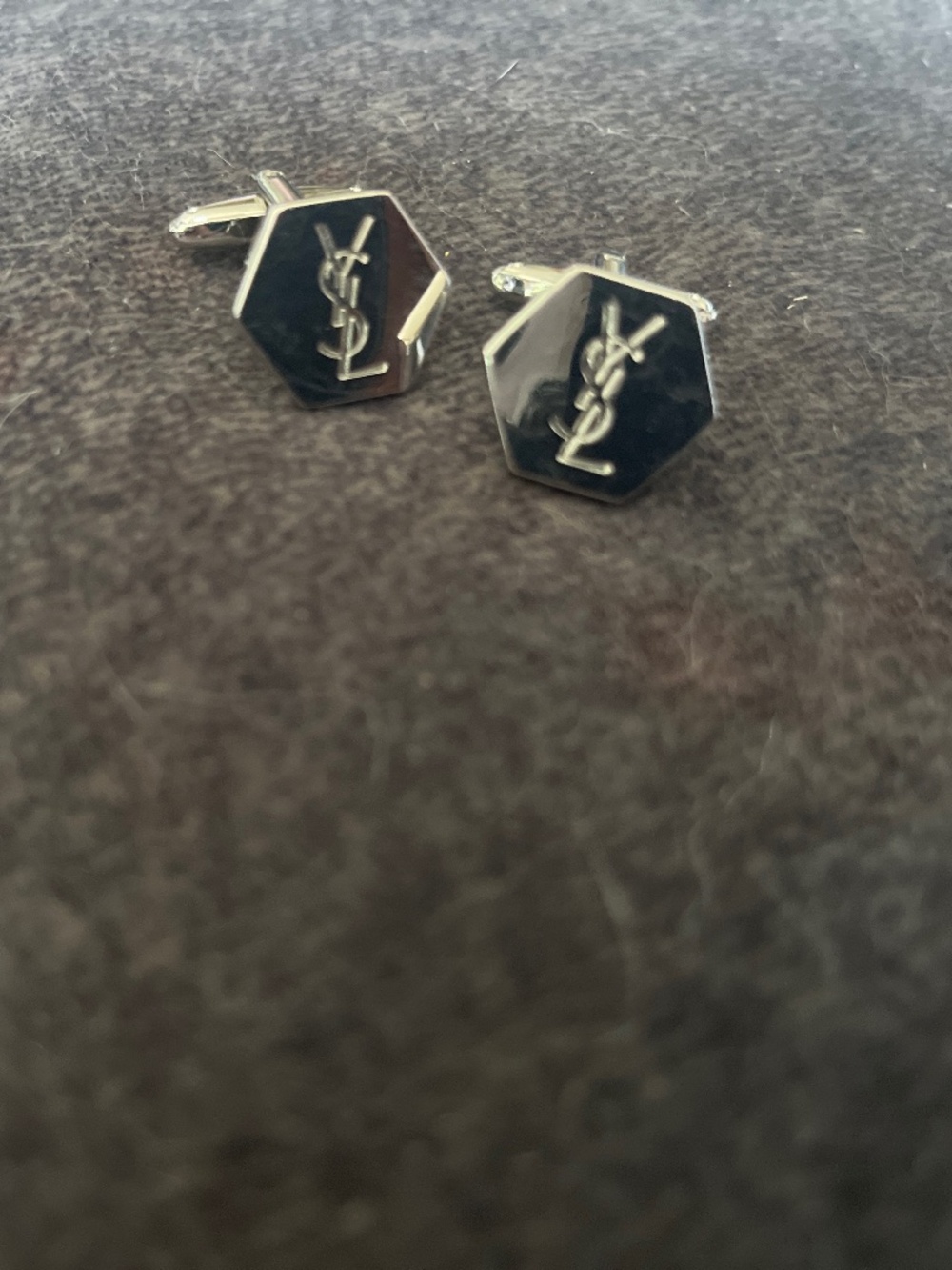 Yves Saint Laurent YSL cufflinks